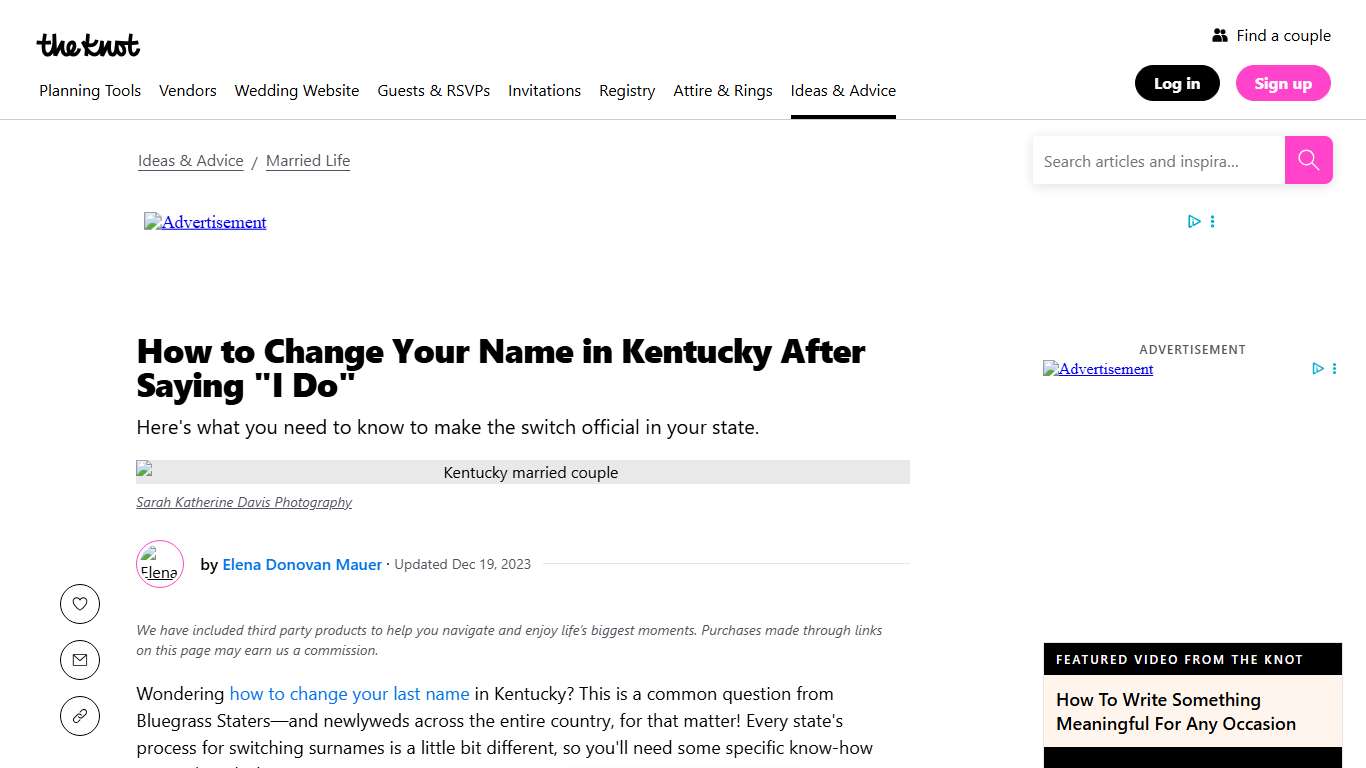 A How-To Guide to Name Changes in Kentucky